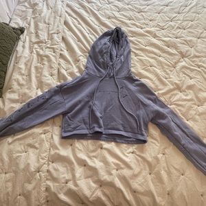 Gymshark Women Cropped Hoodie Size Small Color Purple